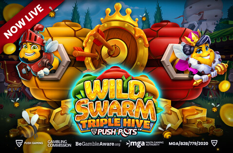 Push Gaming brings the buzz back in Wild Swarm Triple Hive