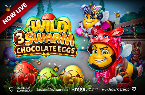Push Gaming brings a sting to Spring with the release of Wild Swarm 3 Chocolate Eggs