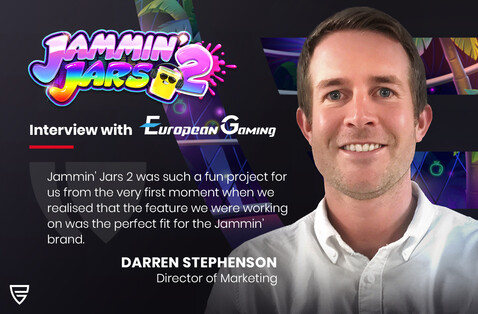 Interview: Director of Marketing, Darren Stephenson, speaks with European Gaming about our smash hit, Jammin' Jars 2