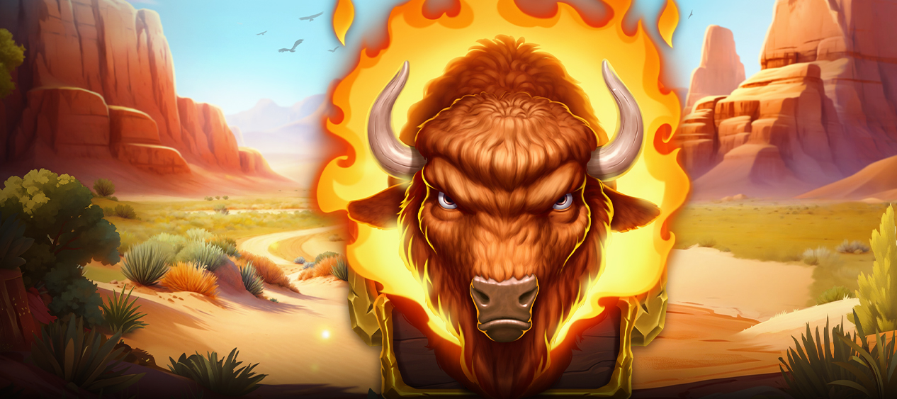 Play 10 Cash Bisons online - Push Gaming - Black Dragon Lab