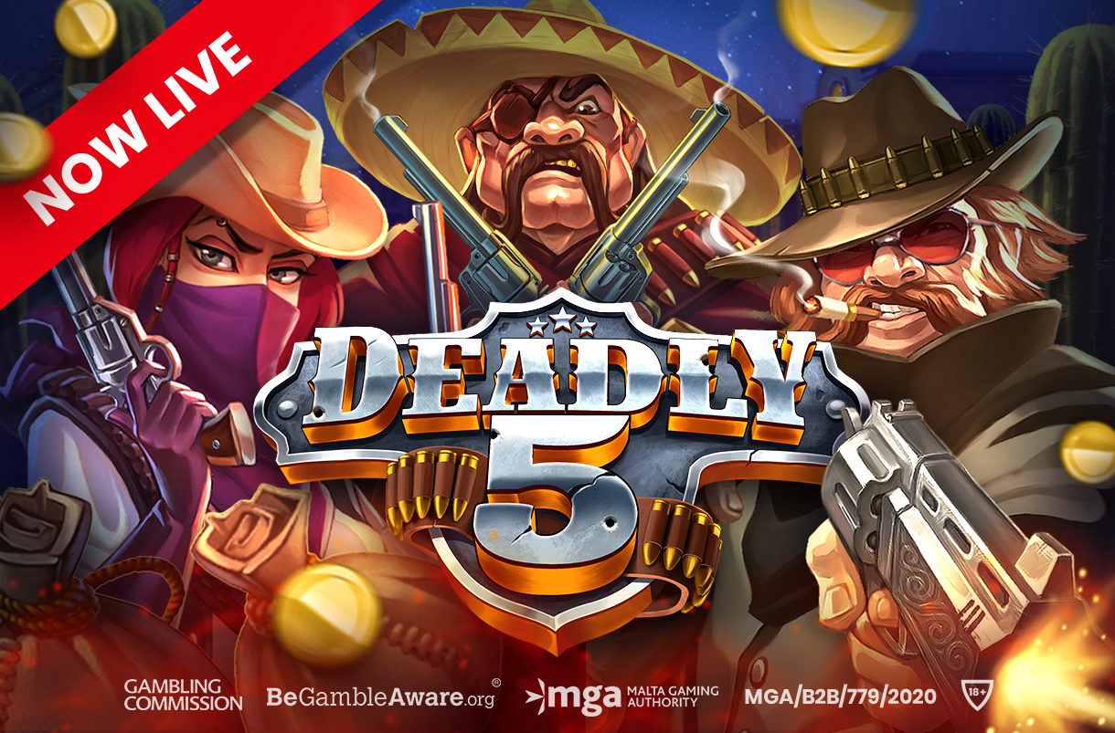 Push Gaming heads to the Old West with Deadly 5! Push Gaming
