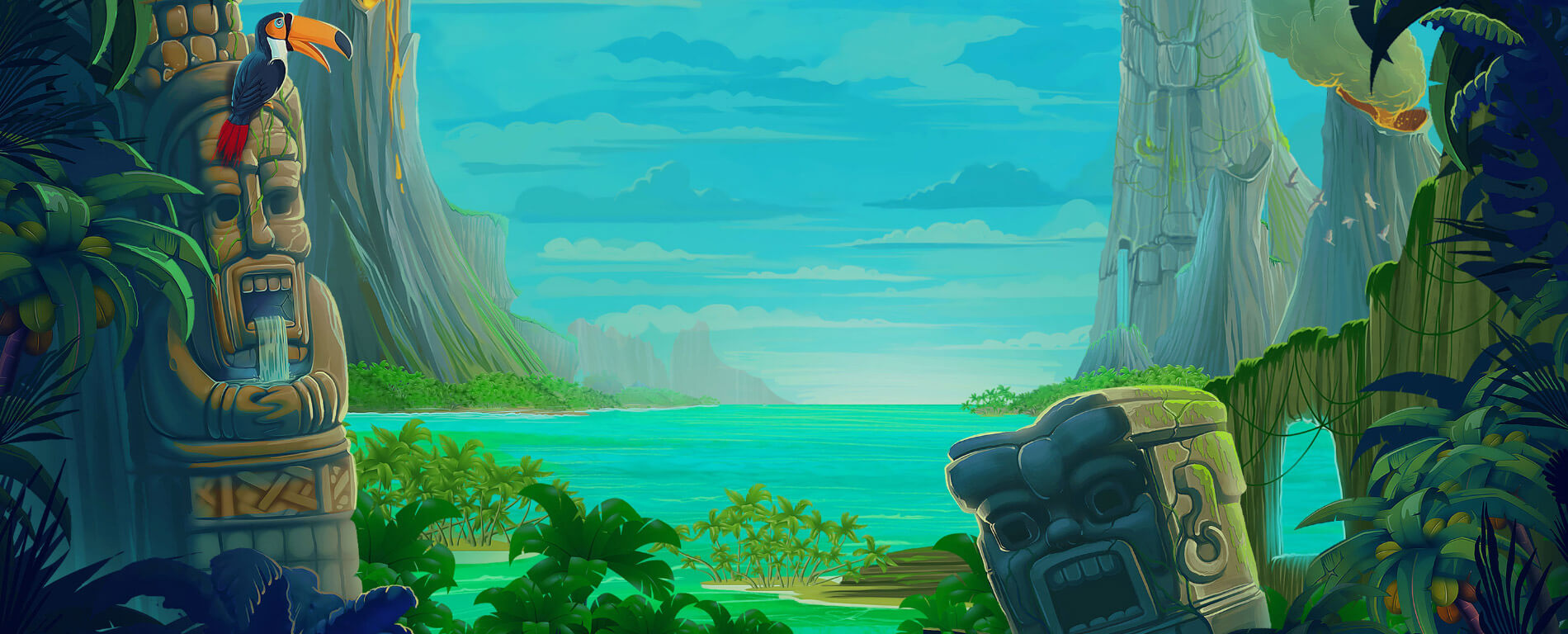 Tiki Tumble slot screenshot